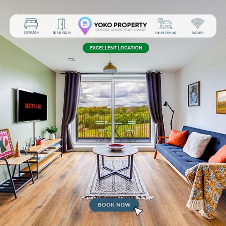 Penthouse Apartment - City Centre - Secure Parking, Balcony, Self-Check-In, Fast Wifi And Smart Tv With Netflix By Yoko Property Milton Keynes Dış mekan fotoğraf