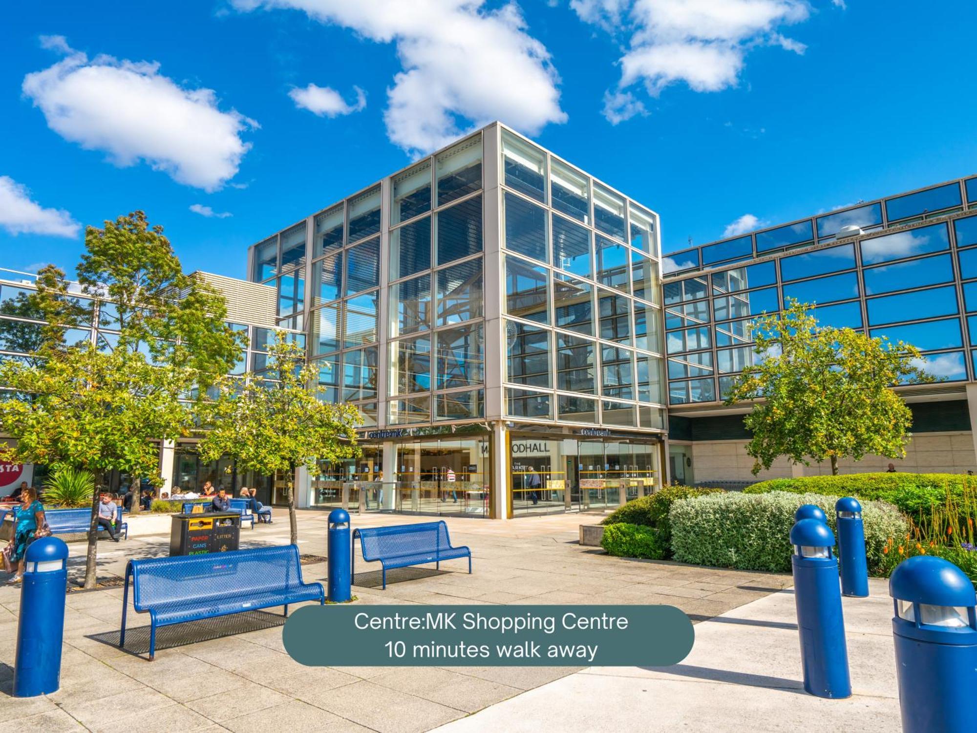 Penthouse Apartment - City Centre - Secure Parking, Balcony, Self-Check-In, Fast Wifi And Smart Tv With Netflix By Yoko Property Milton Keynes Dış mekan fotoğraf